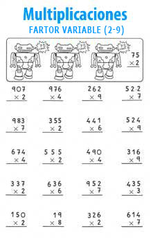 Multiplicación sencilla